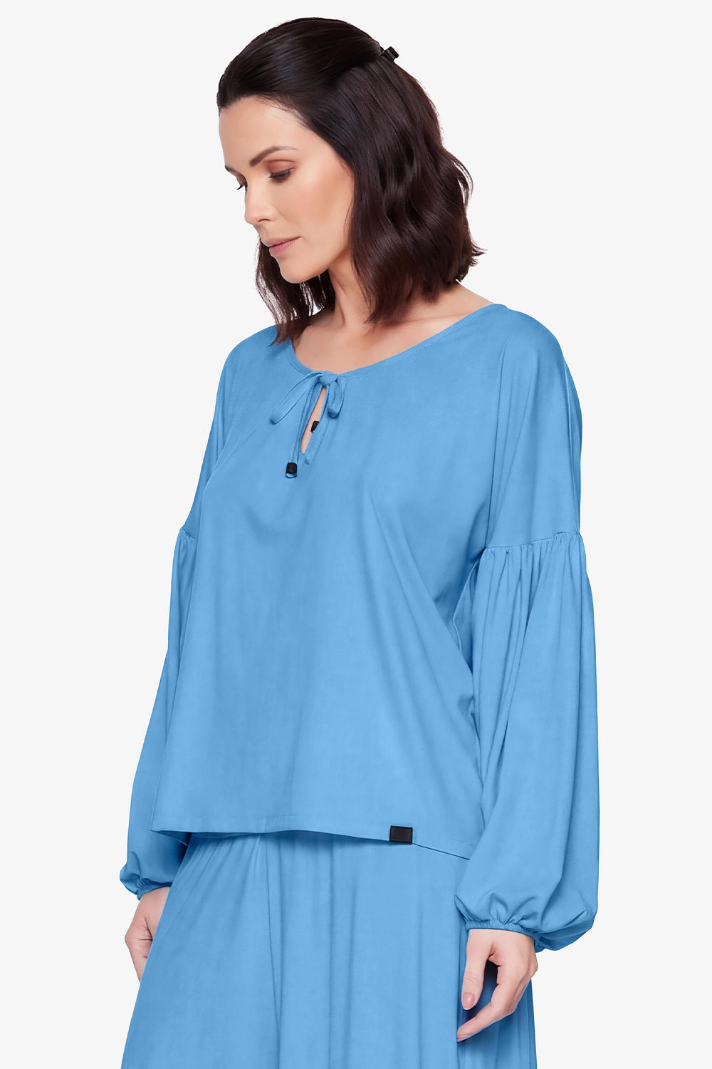 Camiseta Manga Longa Bufy CELESTE