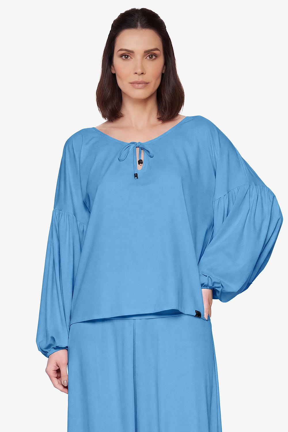 Camiseta Manga Longa Bufy CELESTE