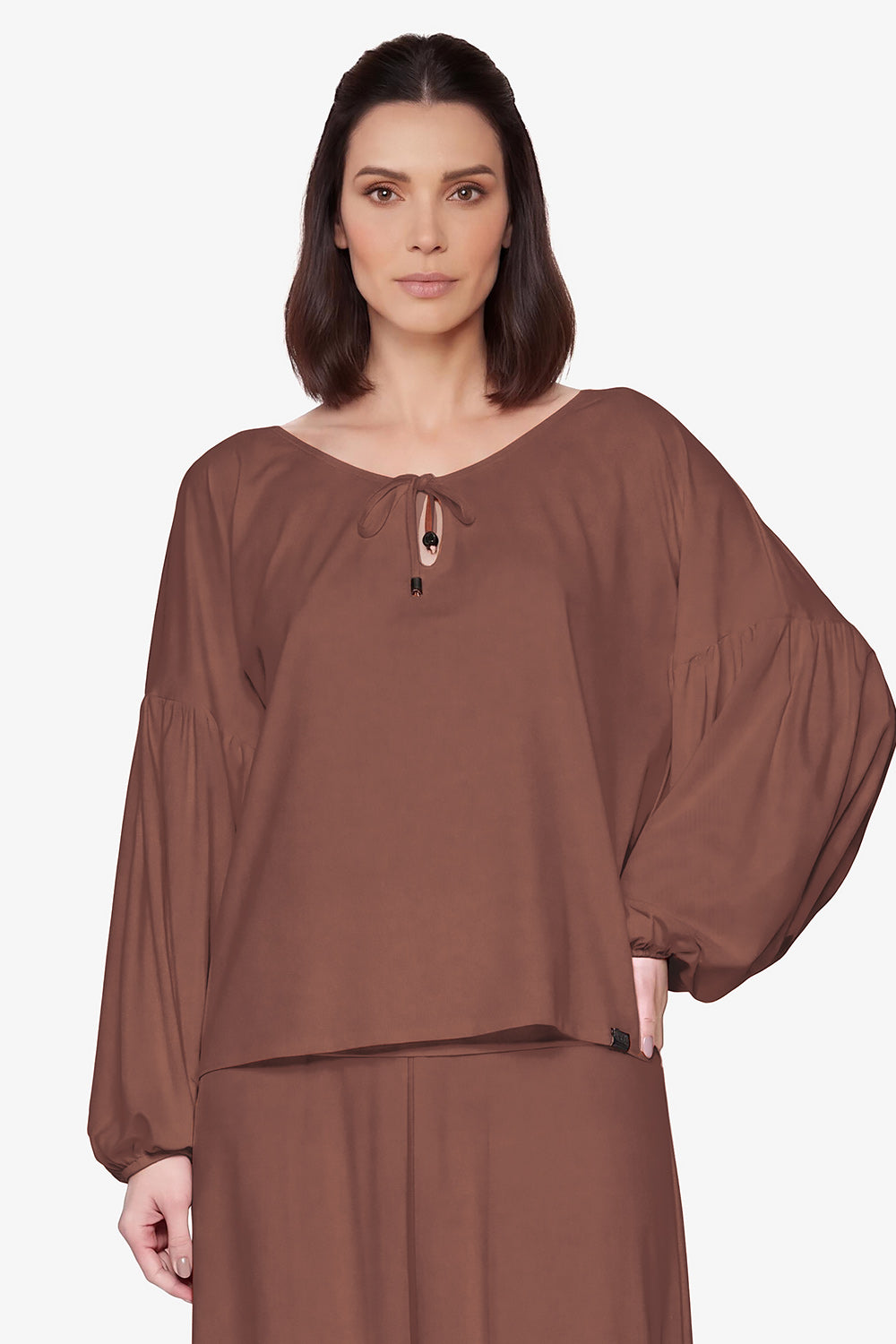 Camiseta Manga Longa Bufy CAPPUCCINO