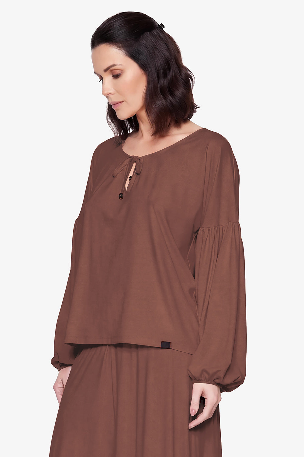 Camiseta Manga Longa Bufy CAPPUCCINO