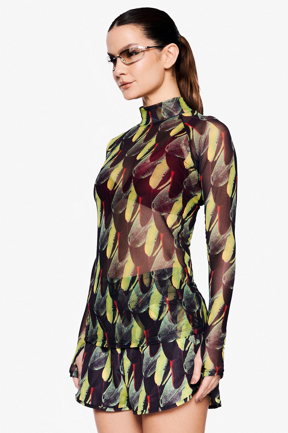 Camiseta Manga Longa Bree ESTAMPA PENA