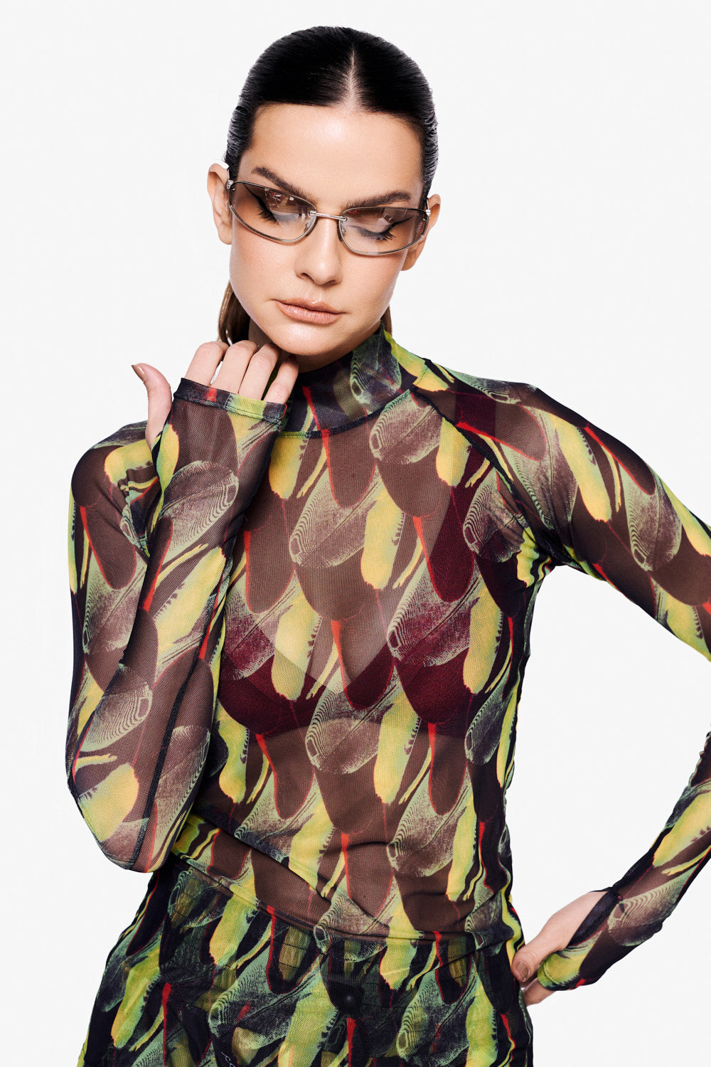 Camiseta Manga Longa Bree ESTAMPA PENA