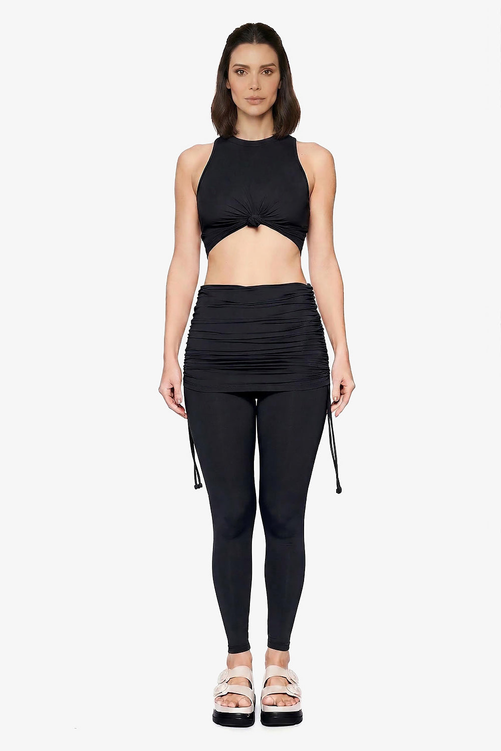 Legging Plisse PRETO