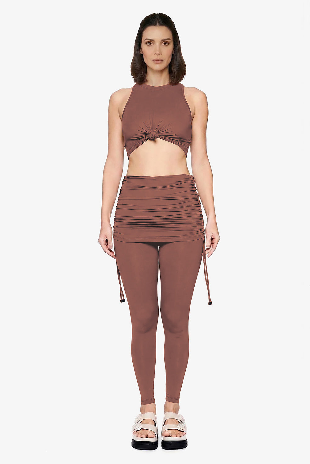Legging Plisse CAPPUCCINO