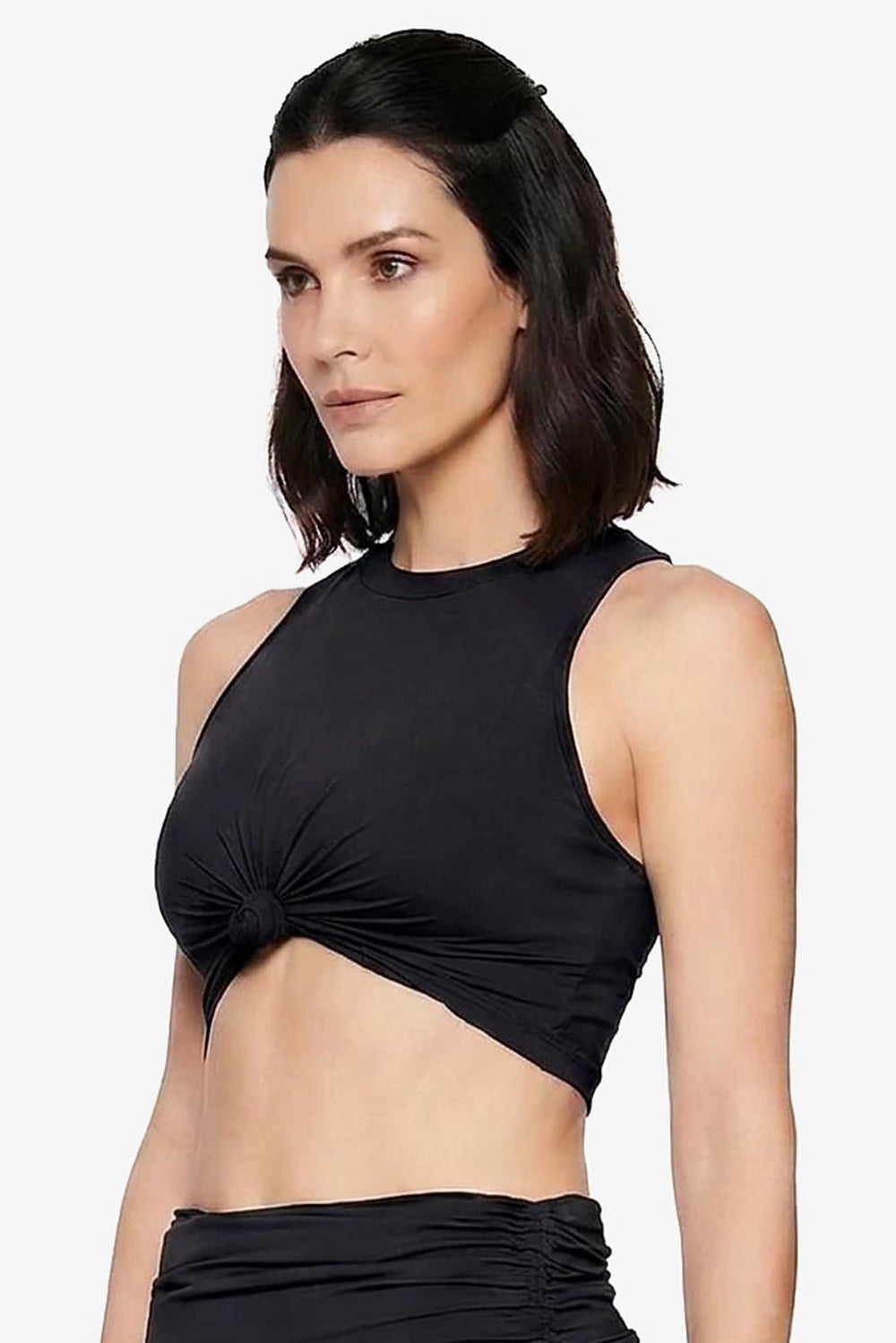 Top Palmito Nadador PRETO
