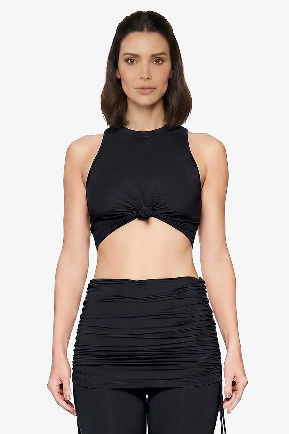 Top Palmito Nadador PRETO