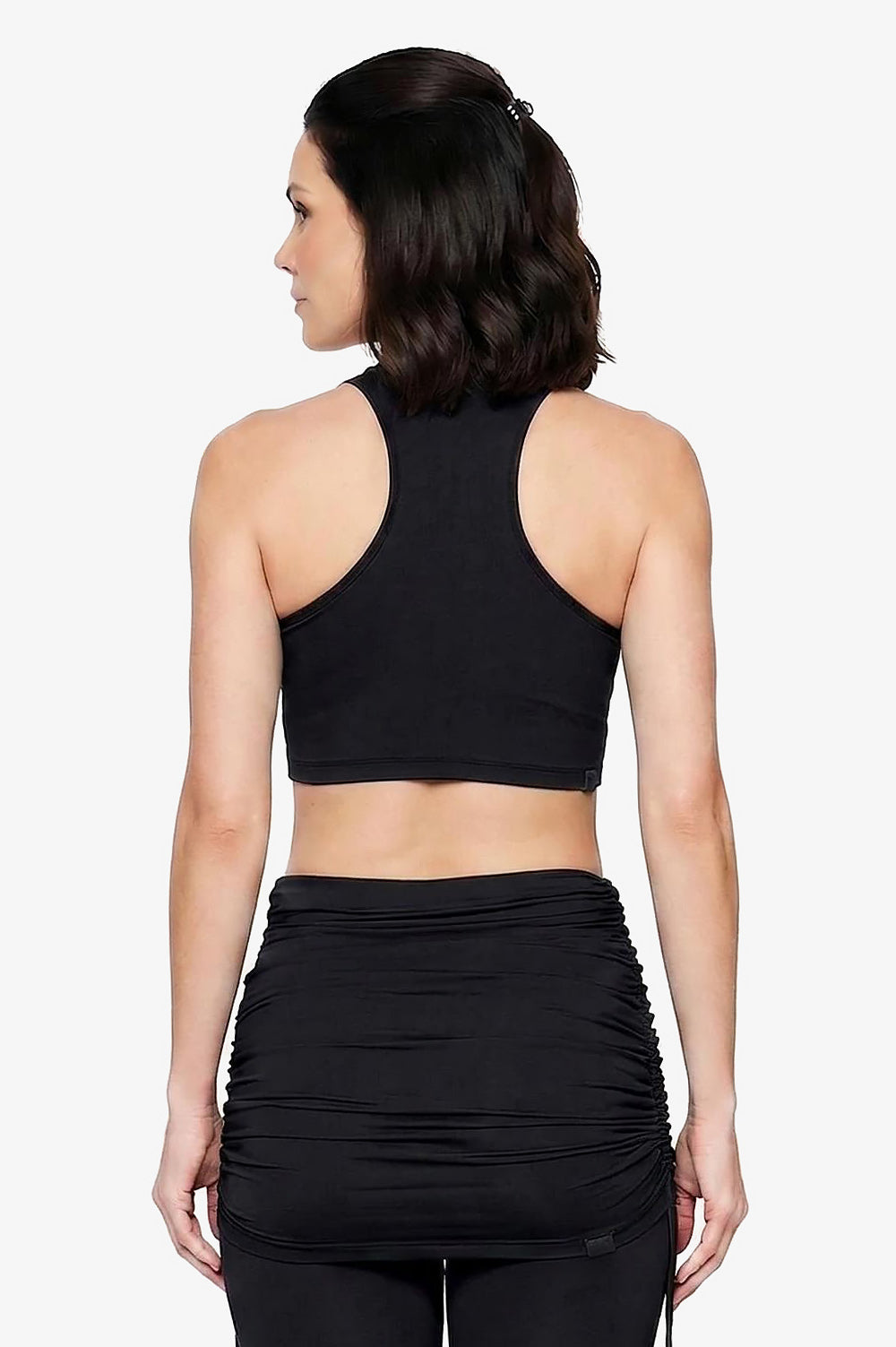 Top Palmito Nadador PRETO