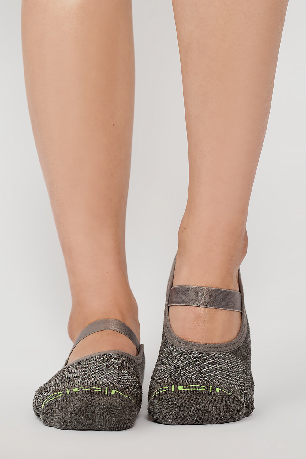 Meia Pilates MESCLA PRETO
